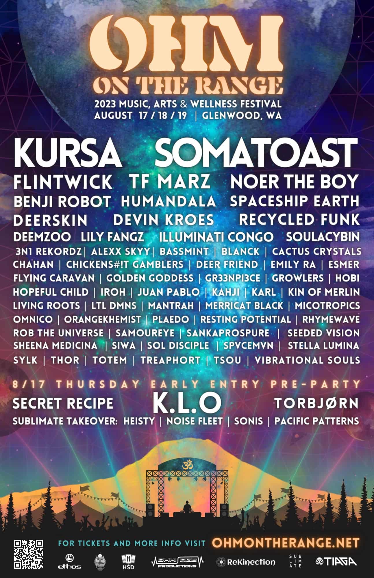 Ohm on the Range 2023 Lineup